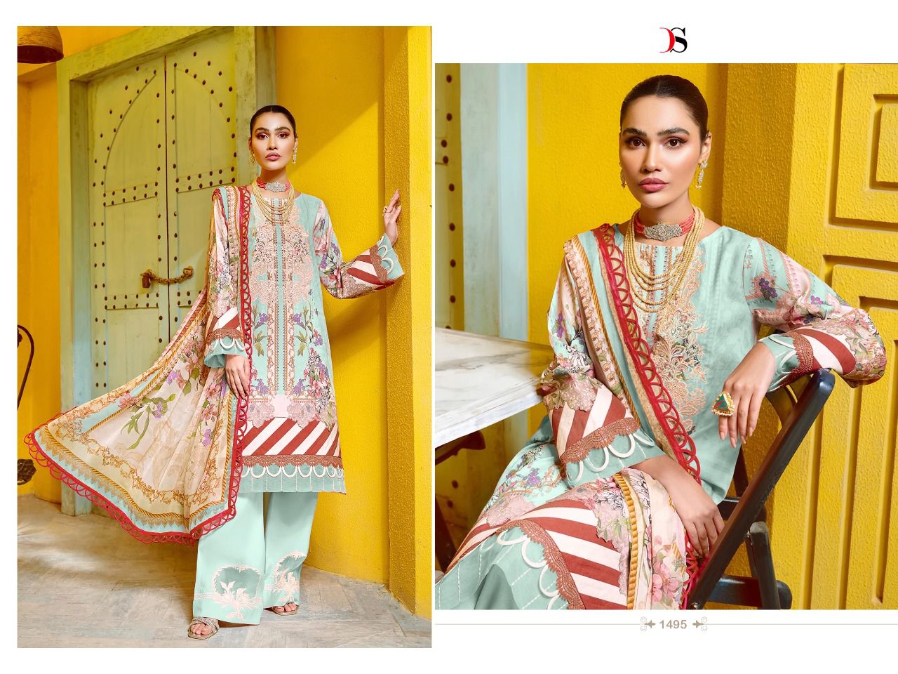 Deepsy Firdous Lawn 22 Vol 4 Festive Wear Cotton Embroidery PakistaniSuits Collection
